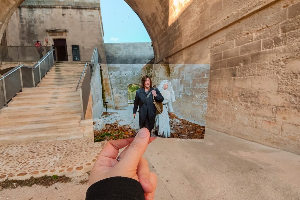 Abbaye de Montmajour à Arles, lieu de tournage de la série The Walking Dead : Daryl Dixon