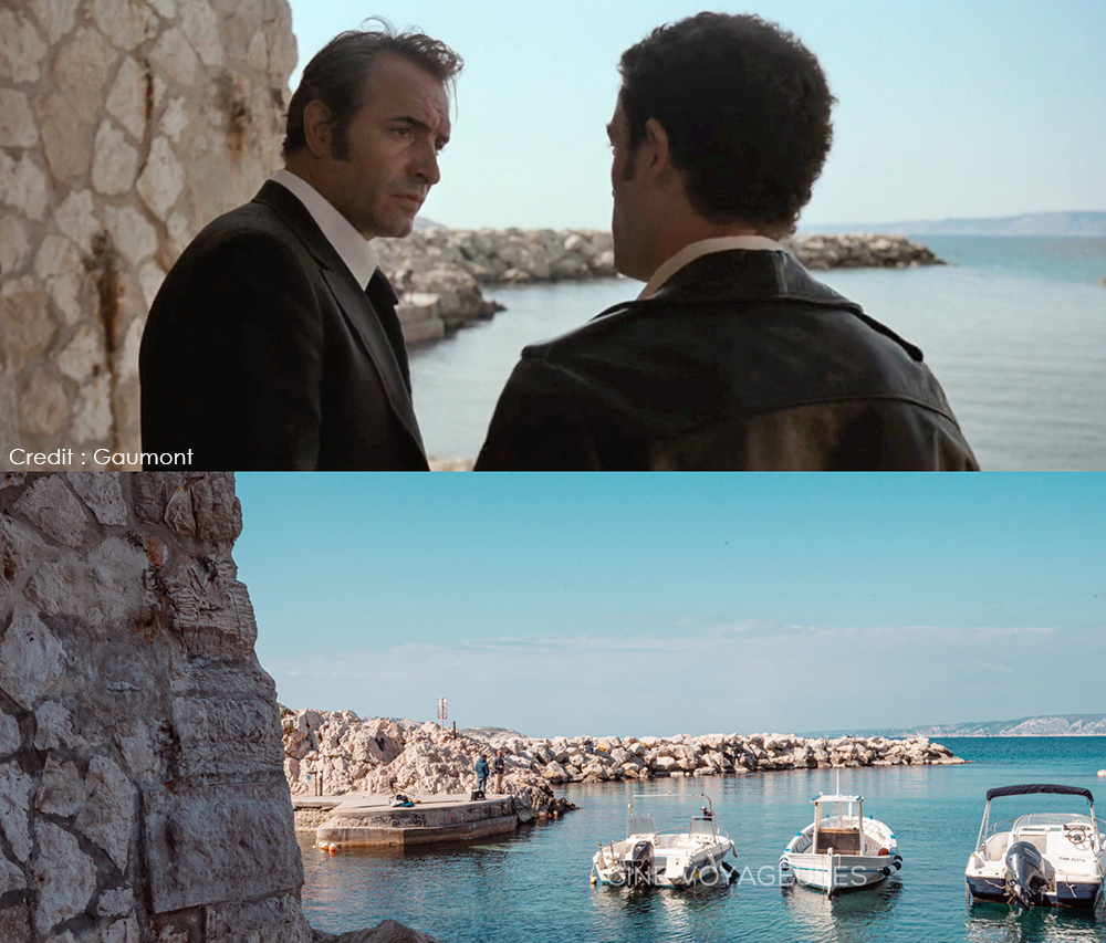 Lieu de tournage du film la French avec Jean Dujardin - Vallon des Auffes à Marseille - Ciné Voyageuses