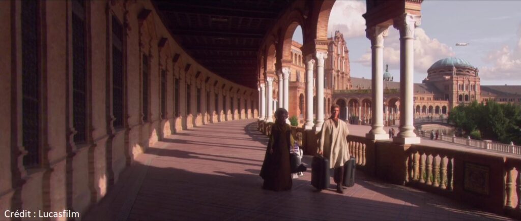 Star Wars 2 : L'Attaque des Clones sur la Place d'Espagne à Séville