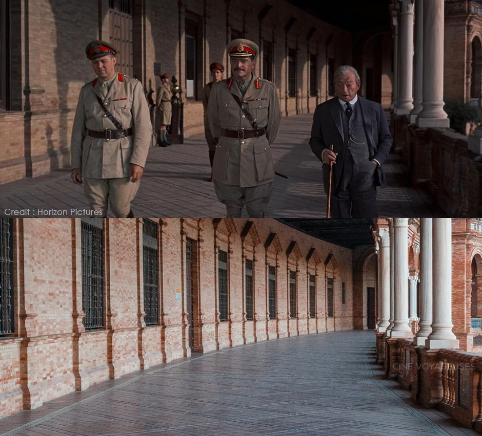 La Place d'Espagne à Séville, lieu de tournage de Lawrence d'Arabie